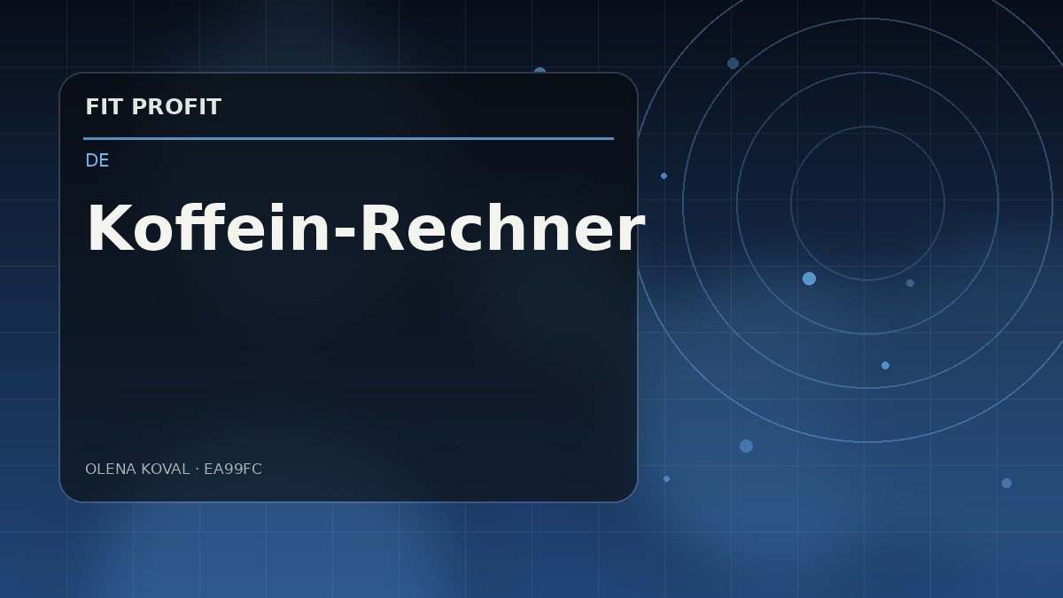 Redaktionelle Illustration: Wie viel Koffein kommt am Tag zusammen?