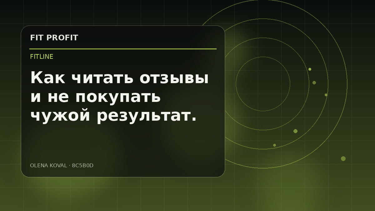 Редакционная иллюстрация: Как читать отзывы и не покупать чужой результат.